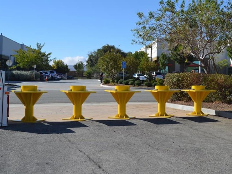 Portable Bollards Vehicle Barriers